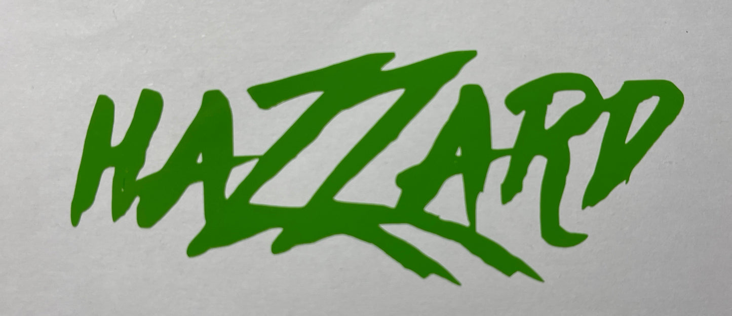 Hazzard Sticker (Small)
