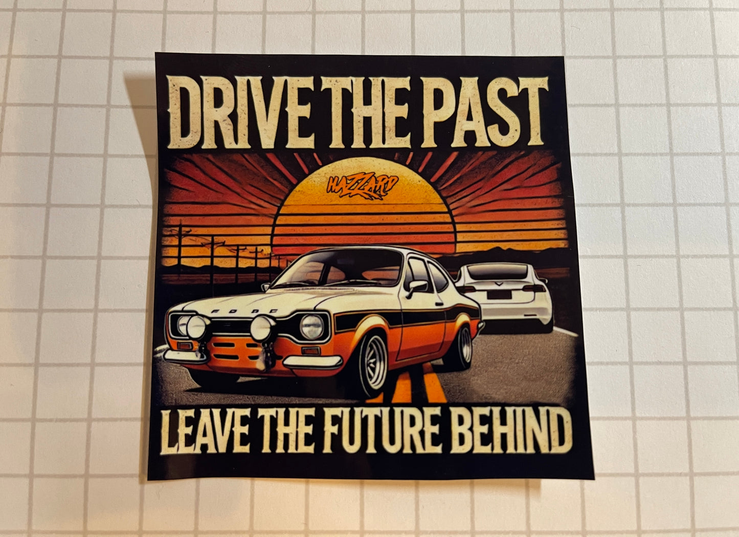 Drive The Past sticker