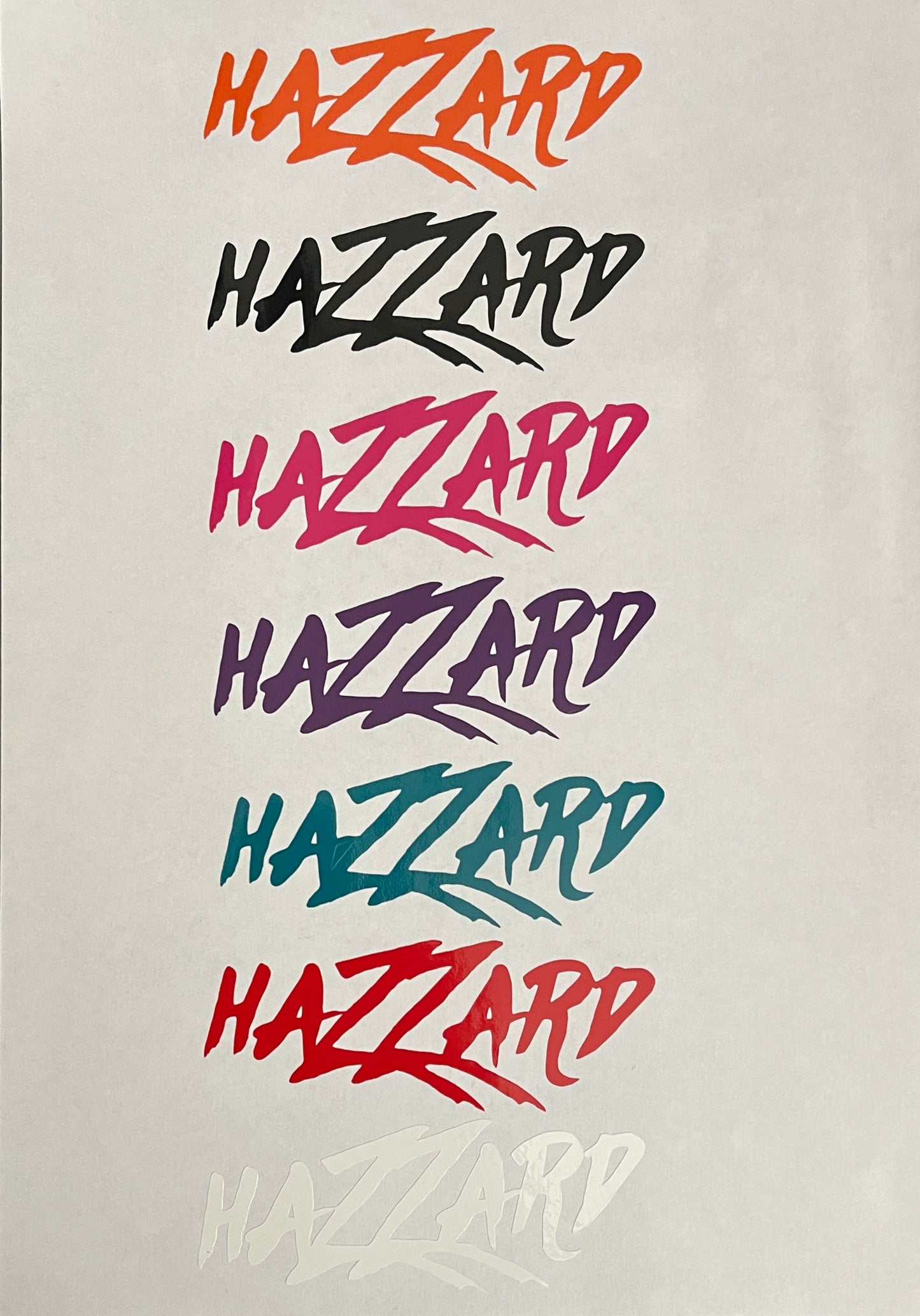 Hazzard Sticker (Small)